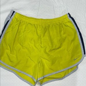 Nike Yellow Athletic Shorts